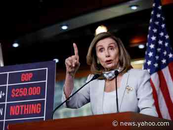 Some Democrats are urging Nancy Pelosi to accept the White House's $1.8 trillion stimulus offer. But Senate Republicans pose a big obstacle to a coronavirus relief deal.