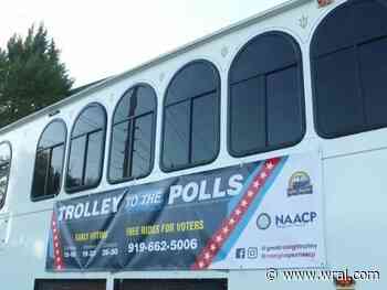 NAACP, Great Raleigh Trolley team up to help get people to poles to vote