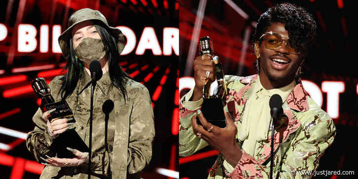 Billie Eilish & Lil Nas X Pick Up Awards at BBMAs 2020, Both Wearing Gucci!