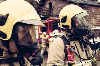 Firefighters tackle blaze in Chapelfields in York