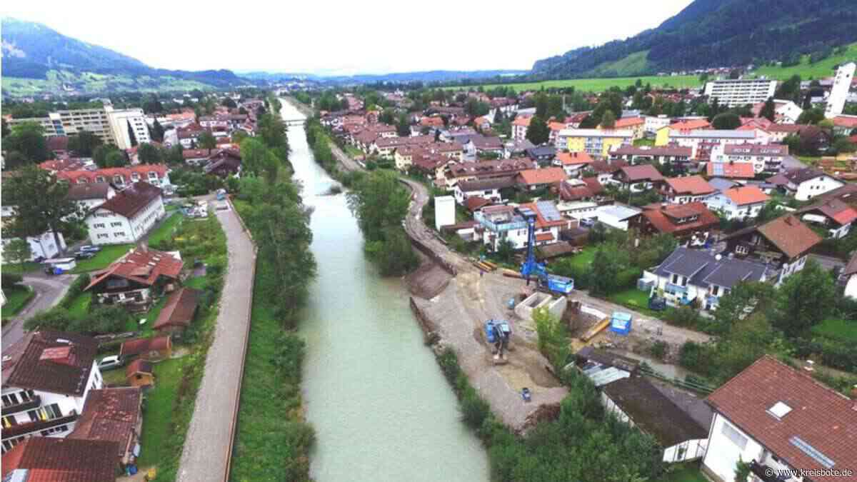 Bauarbeiten Hochwasserschutz an der Ostrach abgeschlossen - Kreisbote