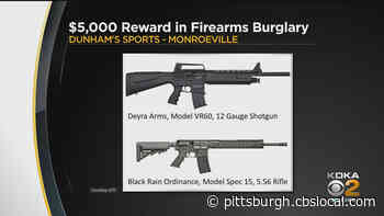 ATF Offering Reward For Guns Stolen From Monroeville Sporting Goods Store