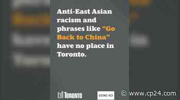 Toronto launches campaign to confront anti-East Asian racism - CP24 Toronto's Breaking News