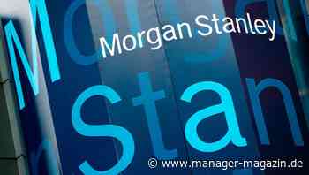 Börsenboom füllt auch die Kassen von Morgan Stanley