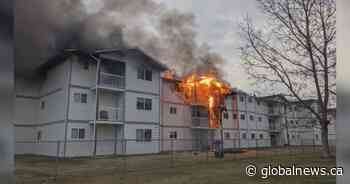 Residents of 36 units affected by west Lethbridge apartment fire - Globalnews.ca