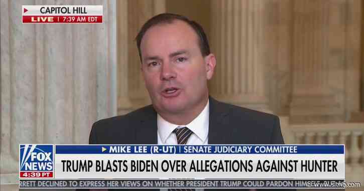 Sen. Mike Lee rips Twitter, Facebook for censoring Hunter Biden story