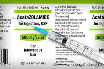 Researchers: Recall Contaminated Acetazolamide Shots