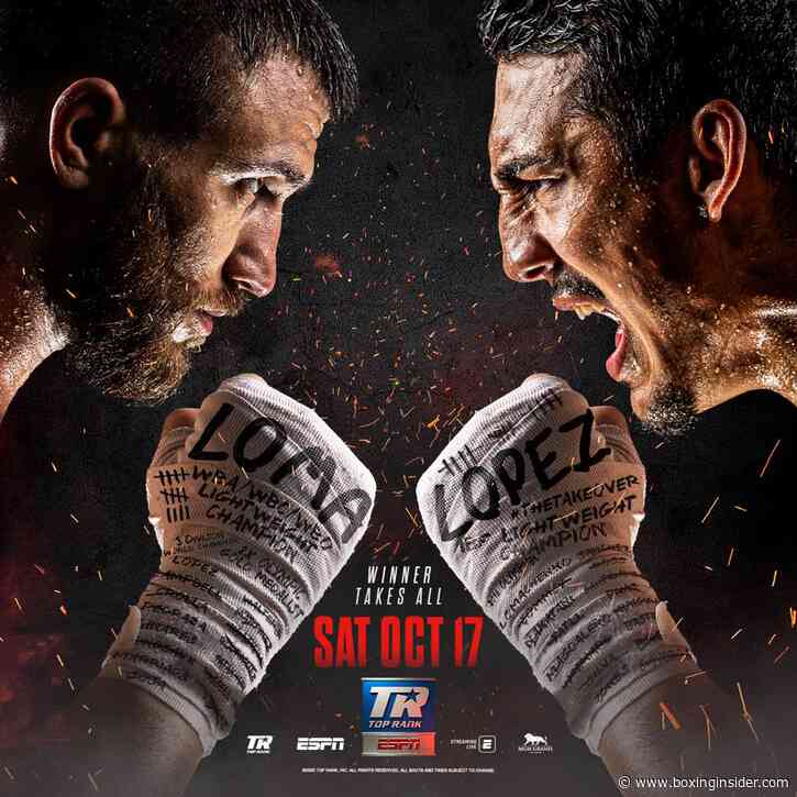 High Hopes For Lomachenko-Lopez Television Ratings