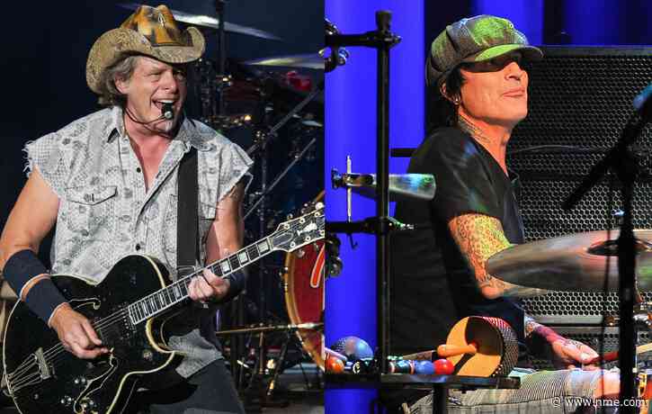 Tommy Lee hits back at Ted Nugent for branding him “a convicted felon, domestic violence heroin addict”