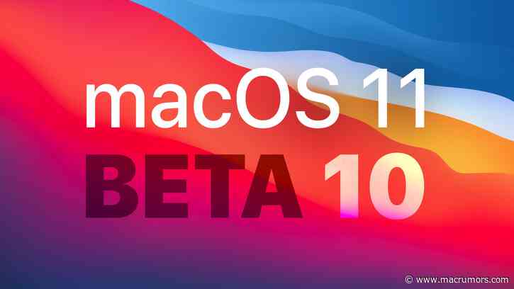 Apple Releases Tenth Beta of macOS Big Sur to Developers