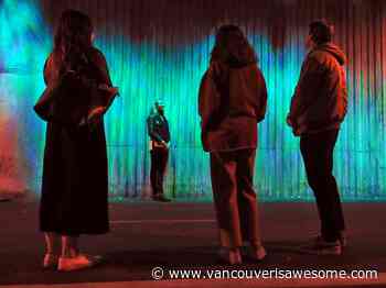 This new public art piece in North Vancouver uses lights to make you feel like you're underwater - Vancouver Is Awesome