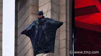 Batman Stuntman Wears Hefty-Bag Like Bat Suit