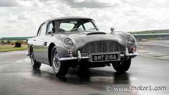 Shmee Drives James Bond’s Aston Martin DB5 And Checks Out The Gadgets - Motor1