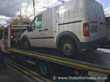 Van with no insurance seized on Market Street, Little Lever