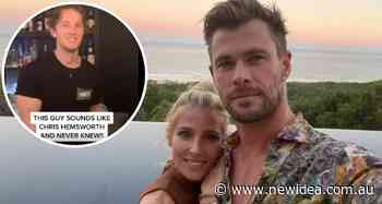 This Sydney bartender sounds EXACTLY like Chris Hemsworth - New Idea