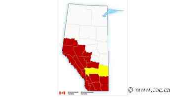 Intense cold front with snow squalls headed for Alberta, Environment Canada warns