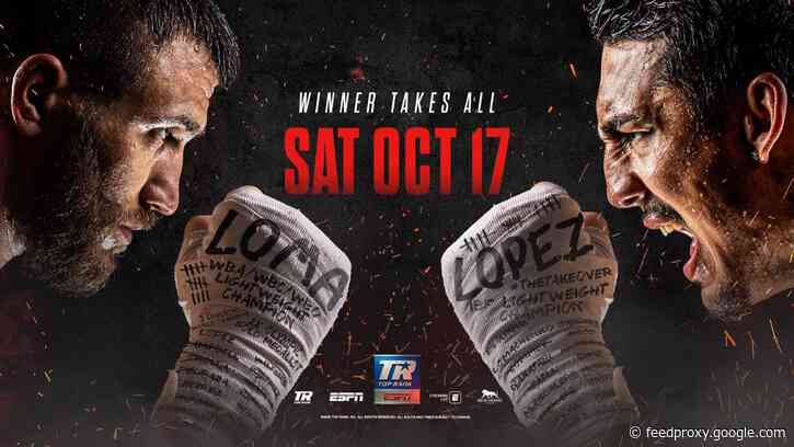 UK Live Stream: Vasiliy Lomachenko vs. Teofimo Lopez  on FITE TV for £9.99