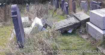 Disgust as 'callous' thugs vandalise graves outside Bolton church - Manchester Evening News