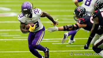 Vikings RB Cook (groin) ruled out vs. Falcons