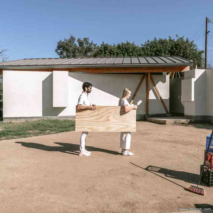 The LADG designs studio and residence for a painter and a photographer