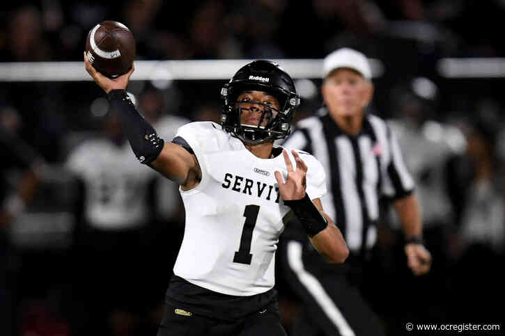 High school schedules: Servite football