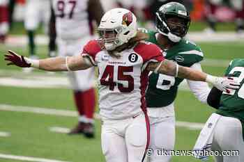 Dancing Dennis: Unknown Cardinals LB relishes two-sack game