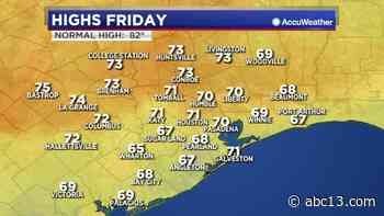 Houston weather: Cold front blowing through Southeast Texas - KTRK-TV