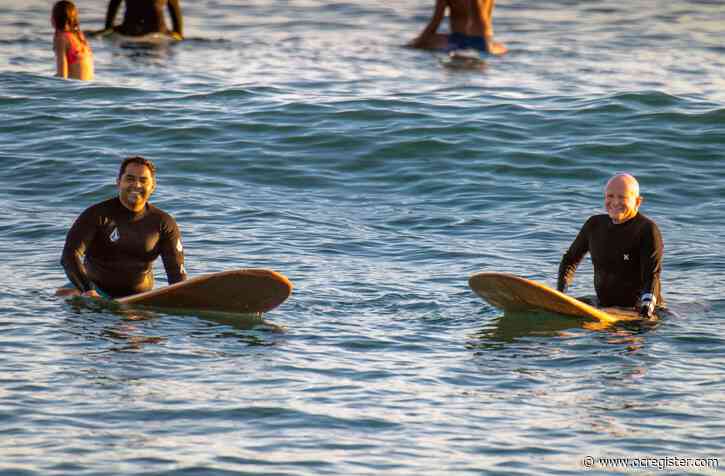 Heart attack patient thanks doctor by sharing surf stoke