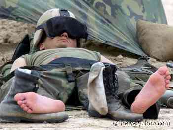 The Army says soldiers should nap more. Here are 13 weird places US troops have been sleeping