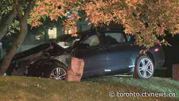 Ammunition found inside vehicle following collision in North York