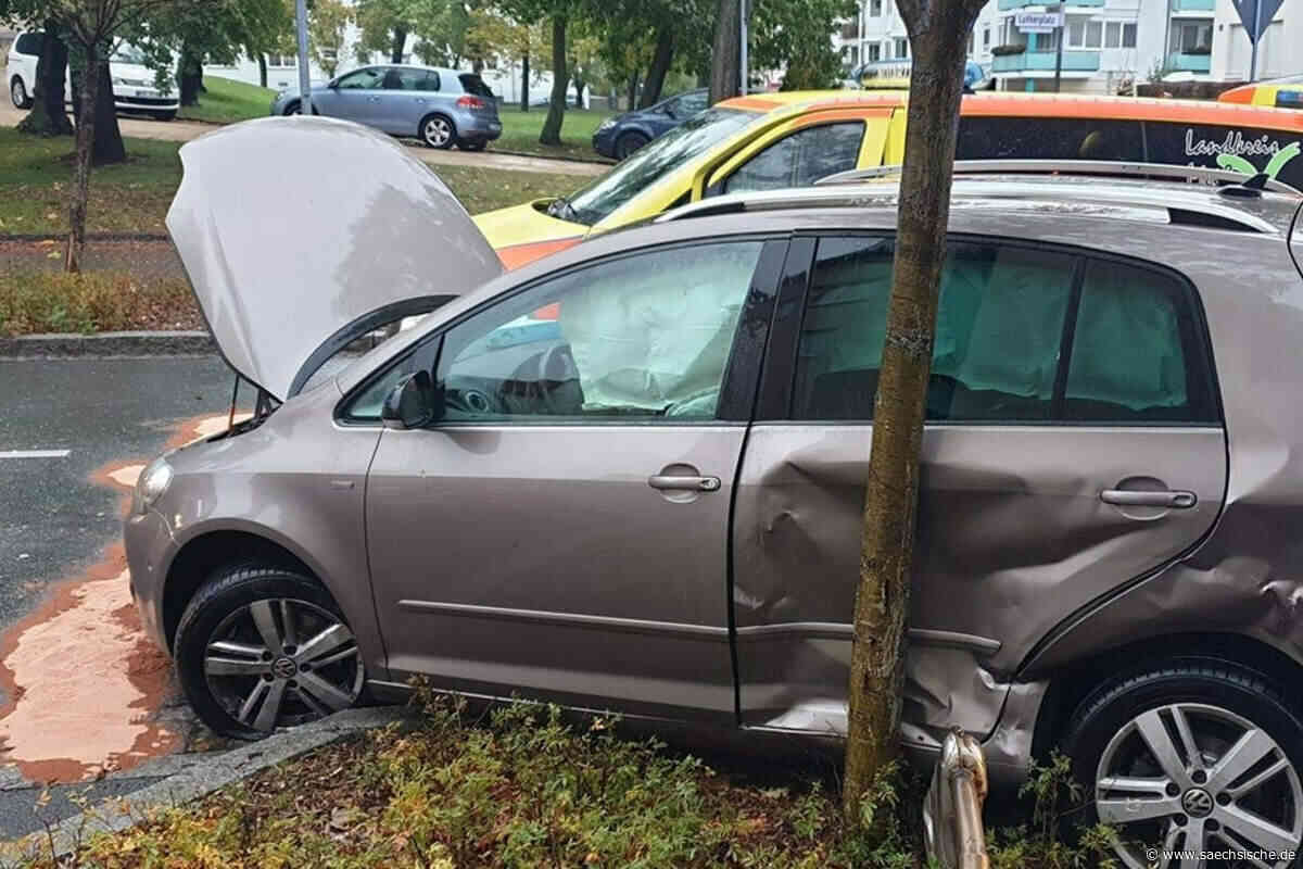 Zeitgleiche Unfälle am Morgen in Riesa - Sächsische Zeitung