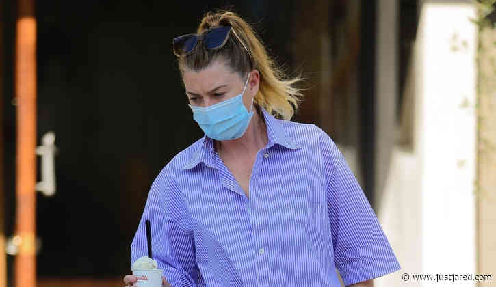 Ellen Pompeo Treats Herself to Ice Cream Amid Warm L.A. Weather