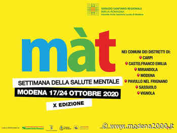 MAT, la Settimana della Salute Mentale a Modena inizia in piazza Roma - Modena 2000
