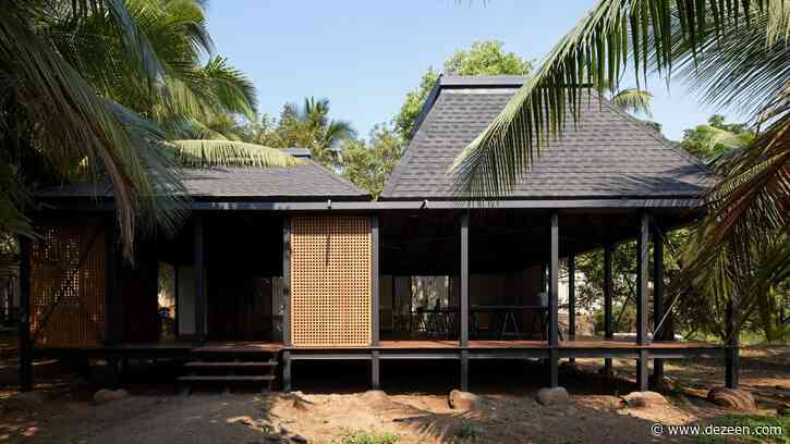 Architecture Brio raises artist's cabin on stilts in India