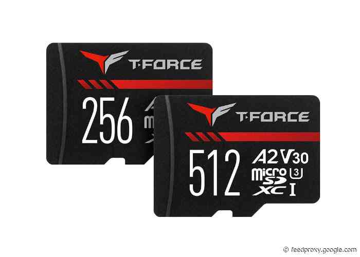 Team Group T-Force microSD cards made specifically for gamers and 4k recording