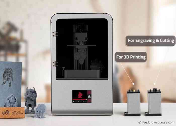 Rubanmaster SLA 3D Printer, laser engraver and CNC cutter  from $349