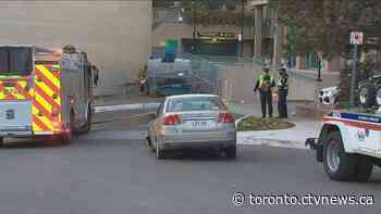 Toronto police arrest armed suspect who allegedly crashed stolen car