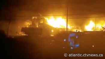 Southwest N.S. lobster pound destroyed by fire, man in hospital with life-threatening injuries