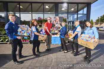 Aldi prepares to make Christmas donations to Selby charities