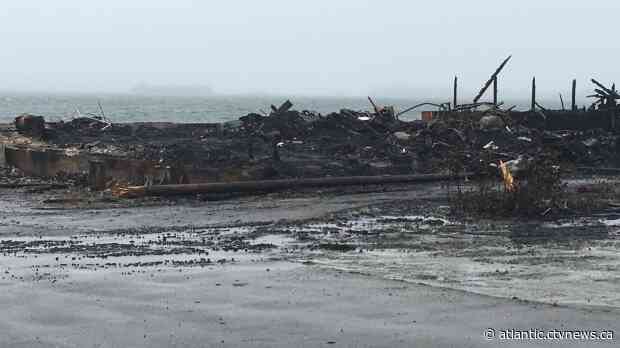 Southwest N.S. lobster pound destroyed by fire, man in hospital with life-threatening injuries