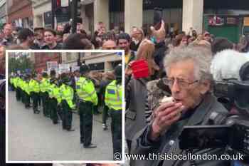 Piers Corbyn leads anti-lockdown protest in London