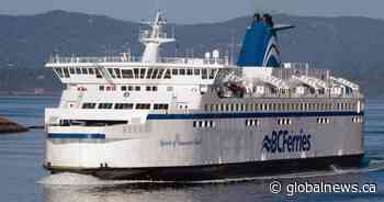 Anti-mask protesters cause disturbance on B.C. ferry, cause unloading delay