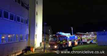 Man charged with arson in connection with fire at block of flats