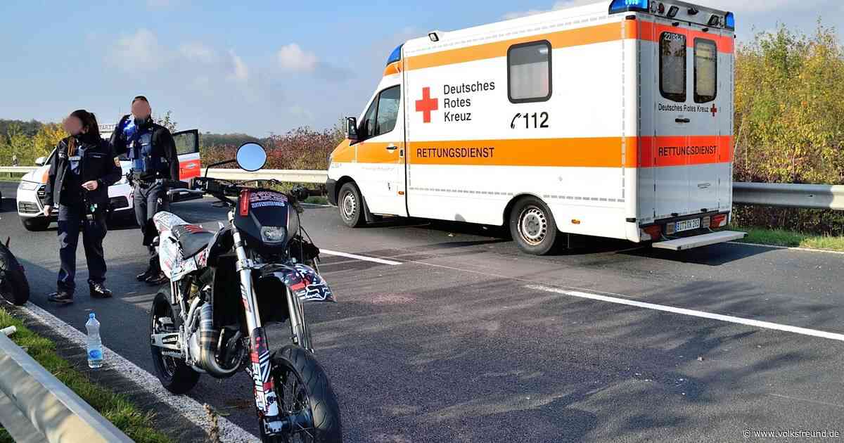 Unfall: Motorradfahrer stürzt auf der L32 nahe Bitburg - Trierischer Volksfreund