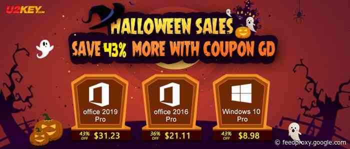 Halloween Sales: Windows 10 Pro with $8.98 and Office 2016 Pro with $21.11