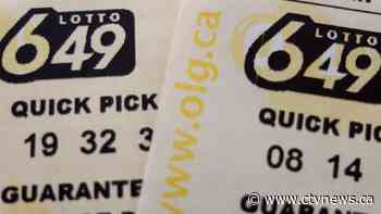 No winning ticket for Saturday night's $8-million Lotto 649 jackpot