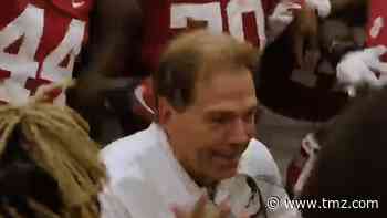 Coach Nick Saban Dances In Locker Room After Negative Covid Test and Alabama Win