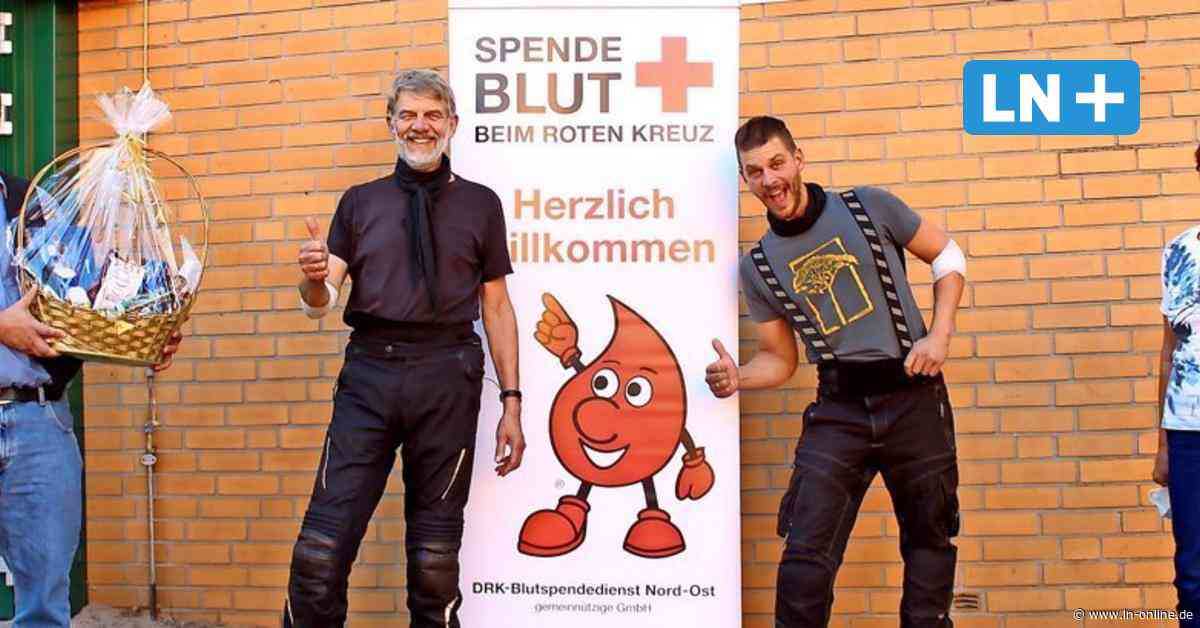 Landesrekord: 65-Jähriger gibt 200. Blutspende in Breitenfelde - Lübecker Nachrichten