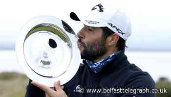 Spain’s Adrian Otaegui finishes with a flourish to win Scottish Championship
