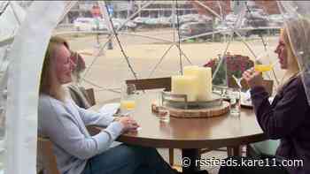 Wayzata restaurant sets up heated 'igloos' to extend outdoor dining season